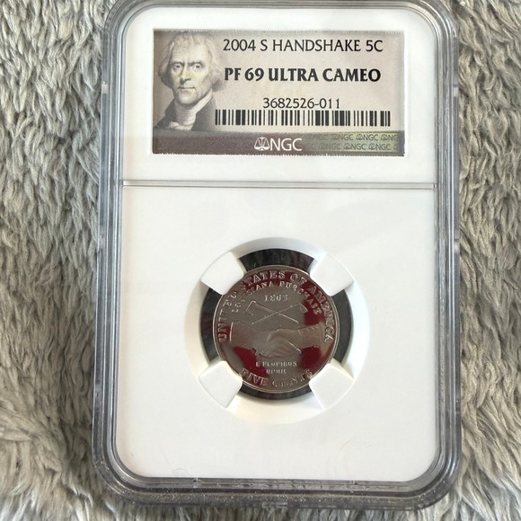 Other - 2004 S Handshake Jefferson Nickel NGC PF 69 Ultra Cameo Louisiana Purchase 5C